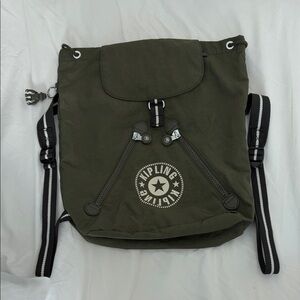 Kipling Moss Green Backpack
